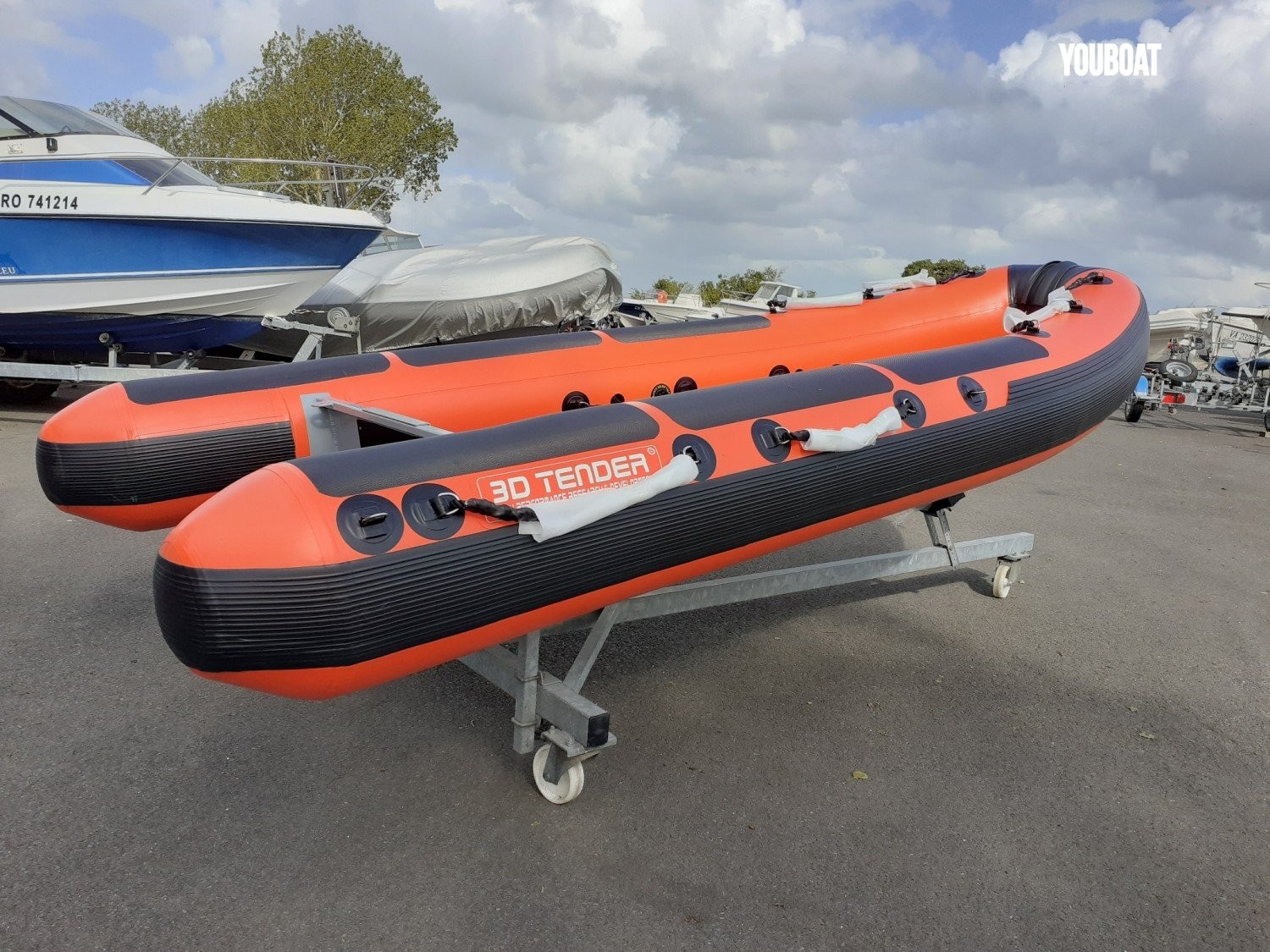 slider 0 3D Tender Rescue Boat 430